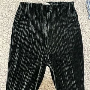 Velvet Flare Pants